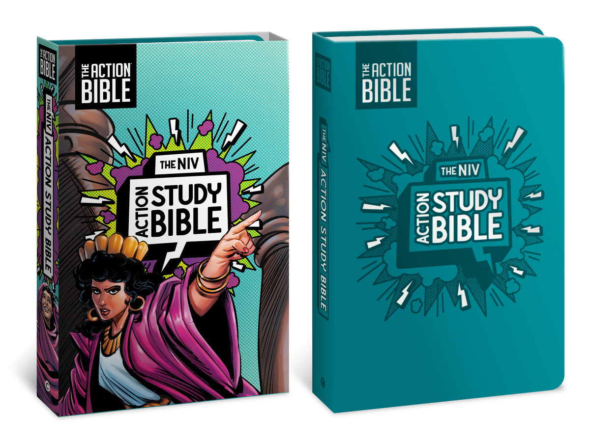 The Action Bible Study Bible ESV - Leathersoft Cover – David C Cook