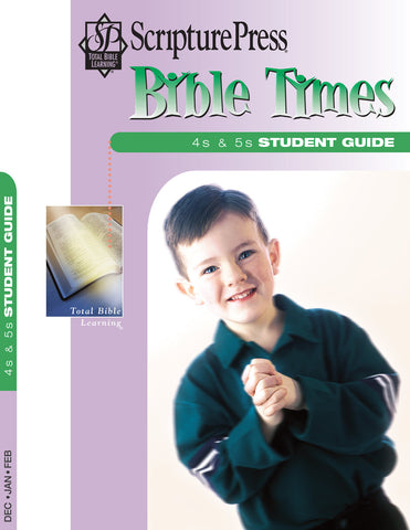 Scripture Press | 4s & 5s Bible Times Student Guide | Winter 2025-2026