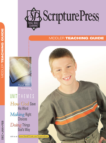 Scripture Press | Middler 3rd & 4th Grade Teaching Guide | Winter 2025-2026