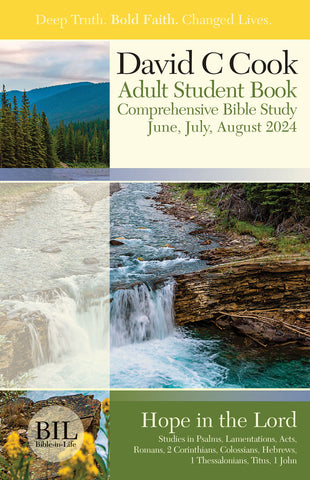 Bible-in-Life | Adult Comprehensive Bible Study Regular Print Student Book | Summer 2024