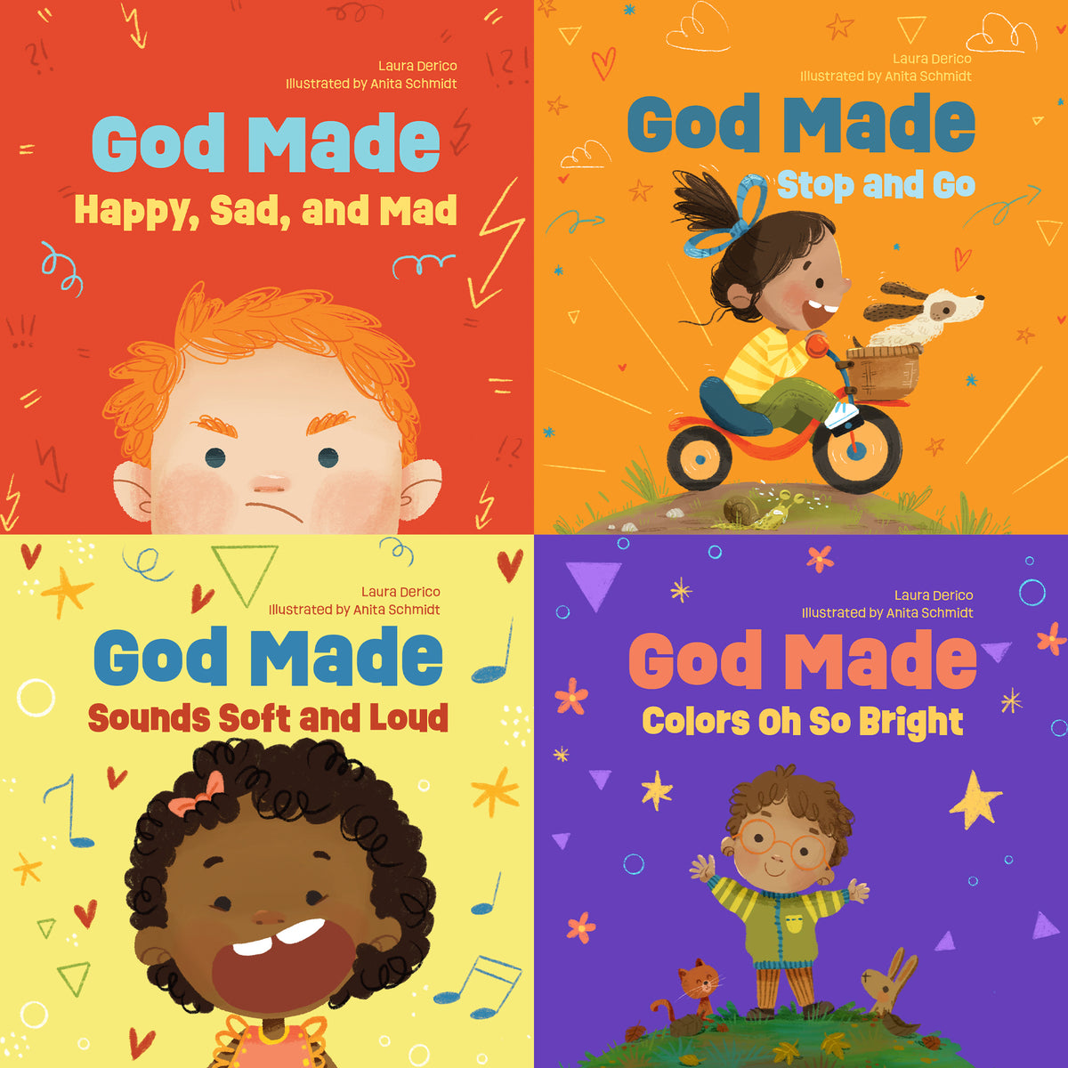 God Made All of Me 4-Pack - Author Laura Derico | David C Cook
