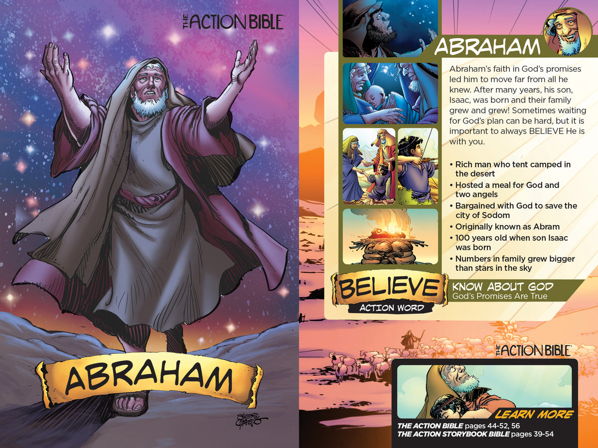 The Action Bible Take-Home Collector's Cards – David C Cook for Bible Trading Cards Free Printable
