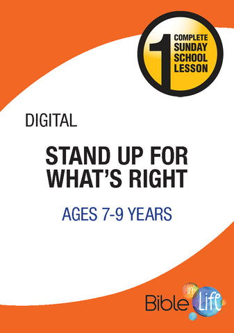 Bible-In-Life Elementary Stand Up for What's Right