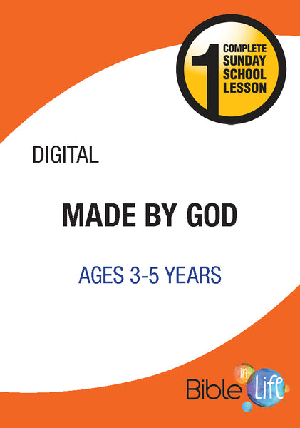 Bible-In-Life PreK Made by God Cover