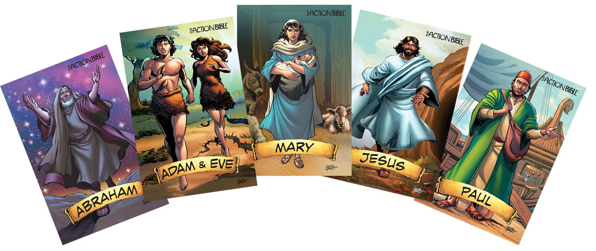 The Action Bible Take-Home Collector's Cards – David C Cook