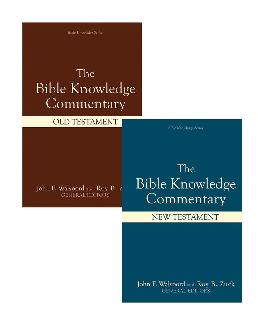 Bible Knowledge Commentary (2 Volume Set) - Roy B. Zuck | David C Cook