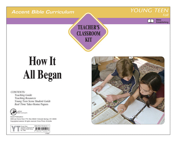 Accent | Young Teen Teacher's Virtual Classroom Kit | Fall 2024