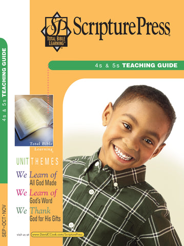 Scripture Press | 4s & 5s Teaching Guide | Fall 2023