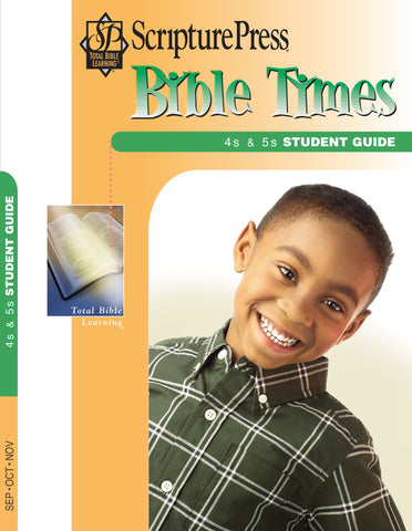 Scripture Press | 4s & 5s Bible Times Student Guide | Fall 2023