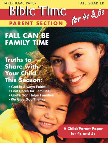 Scripture Press | 4s & 5s Bible Times (Take-Home) | Fall 2023