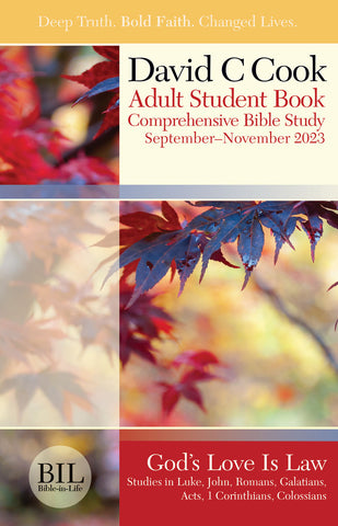 Bible-in-Life | Adult Comprehensive Bible Study Regular Print Student Book | Fall 2023