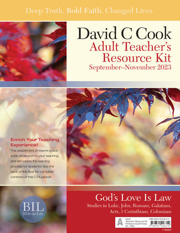 Bible-in-Life | Adult Teacher Resource Kit | Fall 2023