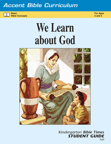 Accent | Kindergarten Bible Times Student Guide | Fall 2023