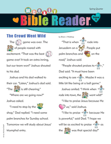 HeartShaper | Early Elementary Weekly Bible Reader® Take-Home | Spring 2025