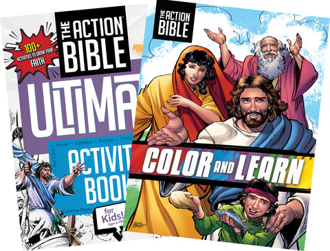 The Action Bible Ultimate Coloring & Activity Pack