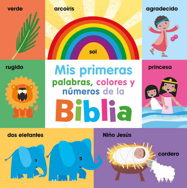 Mis primeras palabras, colores y números de la Biblia
