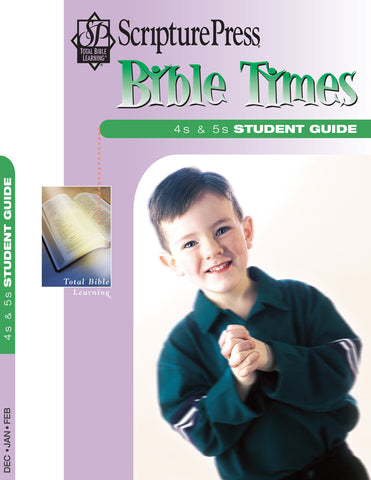Scripture Press | 4s & 5s Bible Times Student Guide | Winter 2023-2024