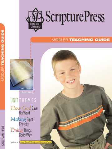 Scripture Press | Middler 3rd & 4th Grade Teaching Guide | Winter 2023-2024