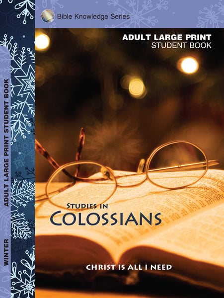 Scripture Press | Adult Bible Knowledge Series Student Guide - Large Print | Winter 2024-2025