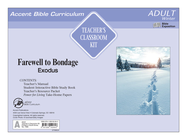 Accent | Adult Teacher's Virtual Classroom Kit | Winter 2024-2025