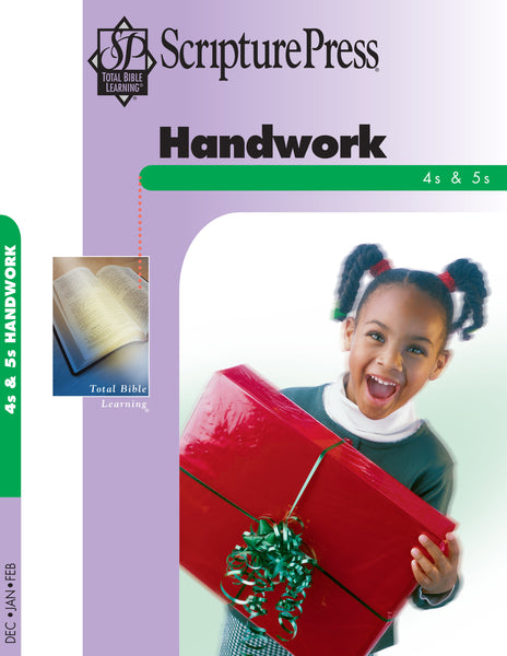 Scripture Press 4s & 5s Handwork (Craftbook) | Winter 2024-2025