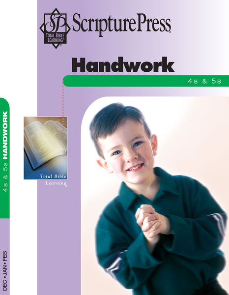 Scripture Press 4s & 5s Handwork (Craftbook) | Winter 2023-2024