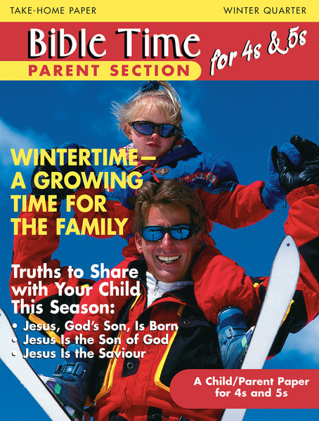 Scripture Press 4s & 5s Bible Time Take-Home Paper | Winter 2023-2024