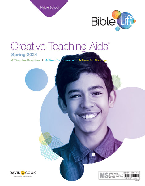 Bible-in-Life | Middle School Creative Teaching Aids® | Spring 2024