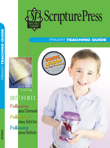Scripture Press | Primary 1st & 2nd Grade Teaching Guide | Spring 2024
