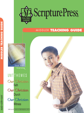 Scripture Press | Middler 3rd & 4th Grade Teaching Guide | Spring 2025