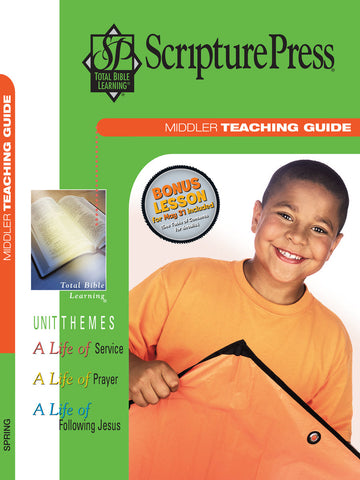 Scripture Press | Middler 3rd & 4th Grade Teaching Guide | Spring 2024