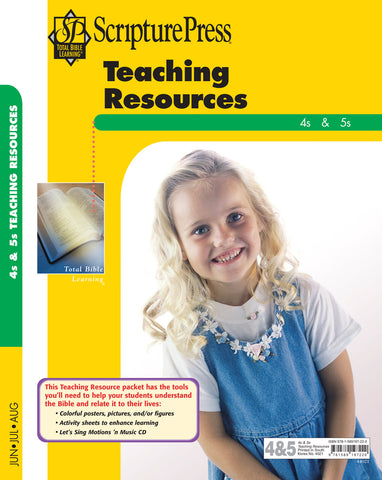 Scripture Press | 4s & 5s Teaching Resources | Summer 2024