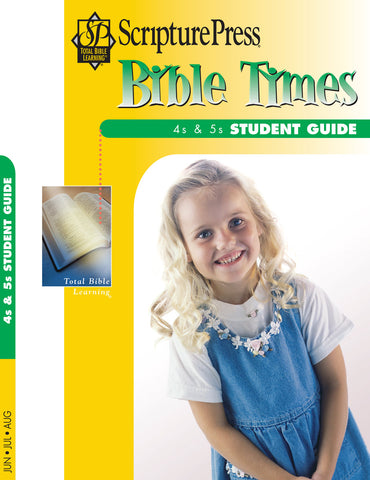 Scripture Press | 4s & 5s Bible Times Student Guide | Summer 2024