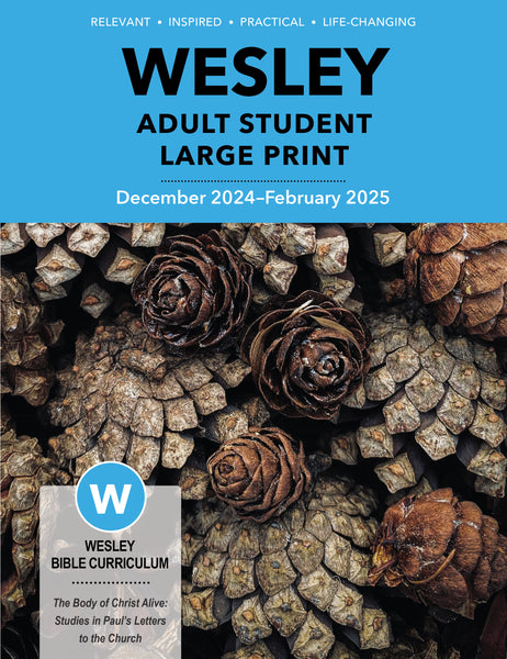 Wesley | Adult Large Print Student Book | Winter 2024-2025