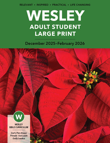 Wesley | Adult Large Print Student Book | Winter 2025-2026
