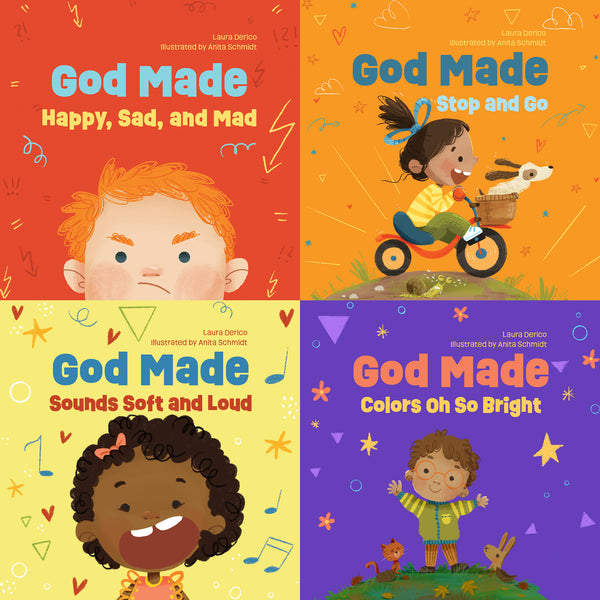 God Made All of Me 4-Pack – Laura Derico & Anita Schmidt (God Made All of Me Series) | David C Cook