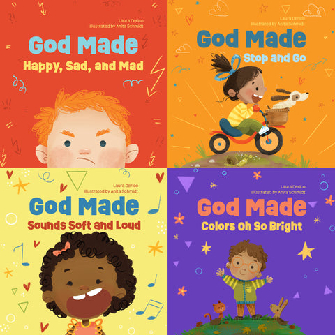 God Made All of Me 4-Pack – Laura Derico & Anita Schmidt (God Made All of Me Series) | David C Cook