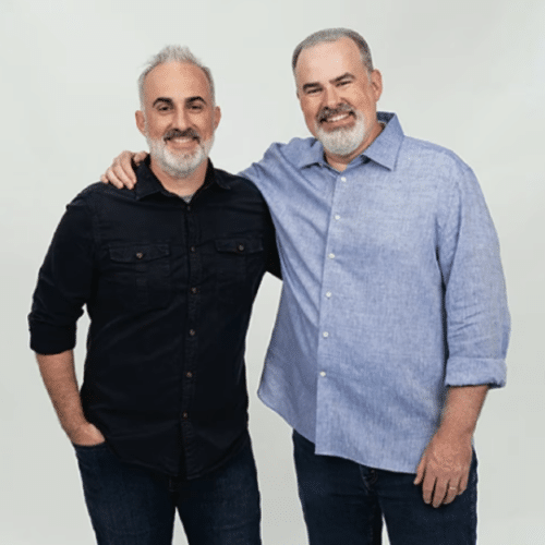 A headshot of Alex & Stephen Kendrick