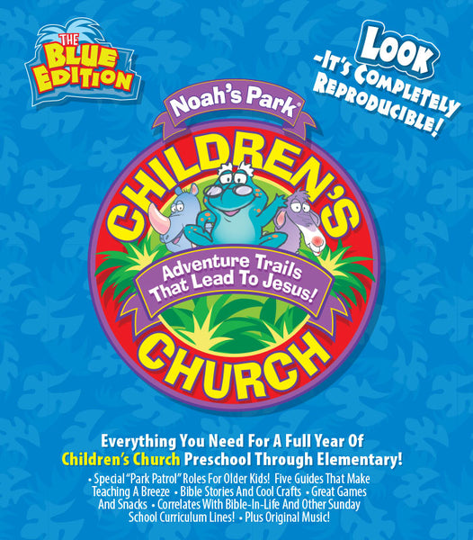 Noah's Park Children's Church Kit - Blue Edition