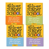 All-in-One Sunday School | Quarterly Books | for Ages 4-12 (Volumes 1-4): When you have kids of all ages in one classroom