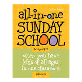 All-in-One Sunday School | Quarterly Books | for Ages 4-12 (Volumes 1-4): When you have kids of all ages in one classroom