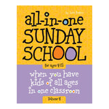 All-in-One Sunday School | Quarterly Books | for Ages 4-12 (Volumes 1-4): When you have kids of all ages in one classroom