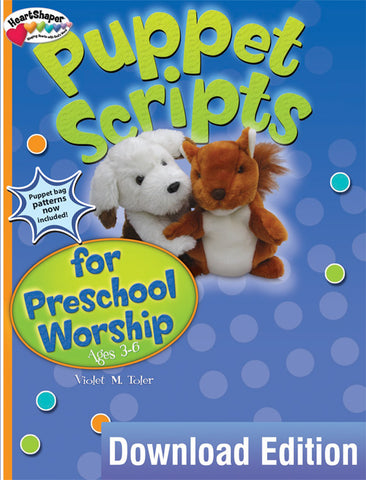 HeartshaperPuppet Scripts for Preschool Worship Download Cover Image
