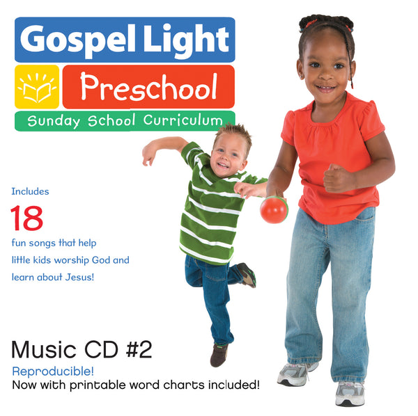 Gospel Light | Preschool Music CD #2 - Preschool & Pre-K/Kind Ages 2-5 | Year B