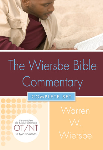 Wiersbe Bible Commentary 2 Vol Set  - Warren Wiersbe | David C. Cook