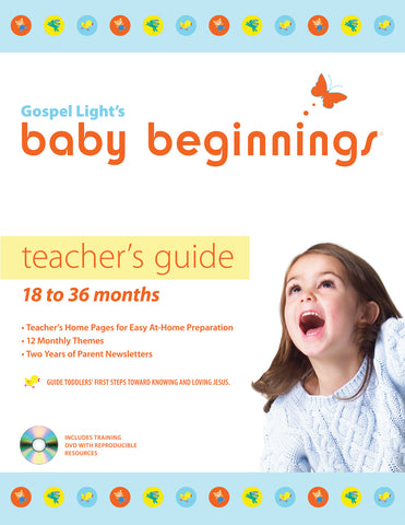 Gospel Light Baby Beginnings Teacher Guide 18-36 Months