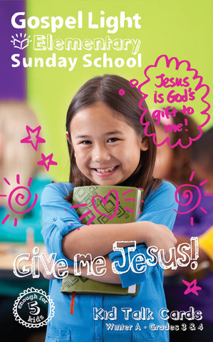Gospel Light | Kid Talk Cards - Elementary GR 3-4 | Winter Year A