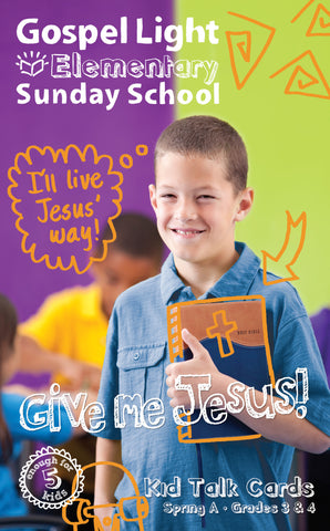 Gospel Light | Kid Talk Cards - Elementary GR 3-4 | Spring Year A