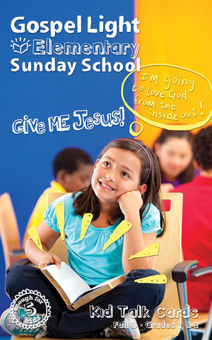 Gospel Light | Kid Talk Cards - Elementary Grades 1&2 | Fall Year B