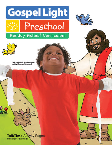 Gospel Light | TalkTime Activity Pages - Preschool Ages 2&3 | Spring Year B